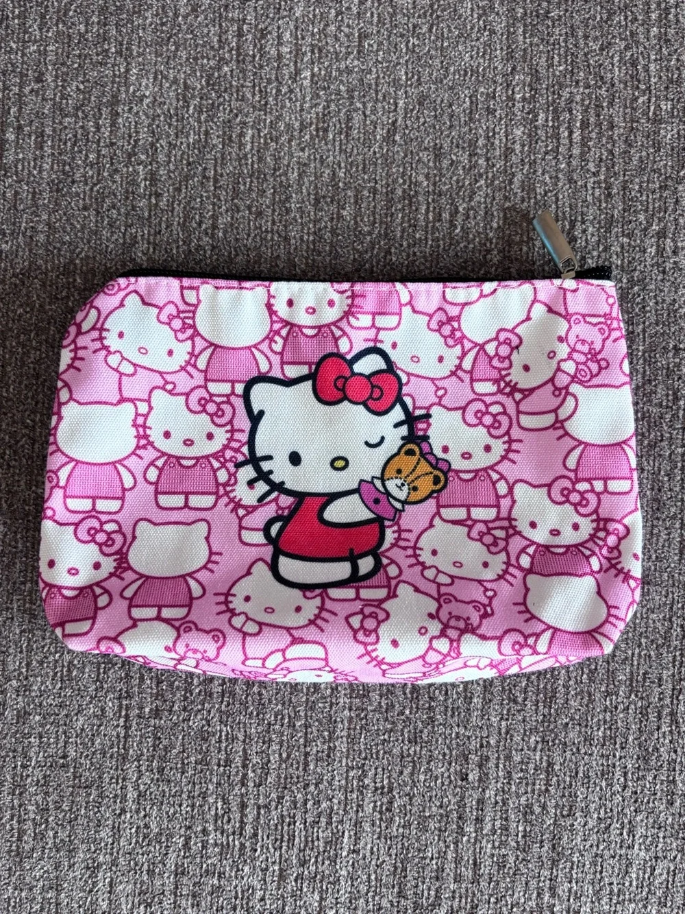 Hello Kitty Pink and White Kids Pencil Pouch